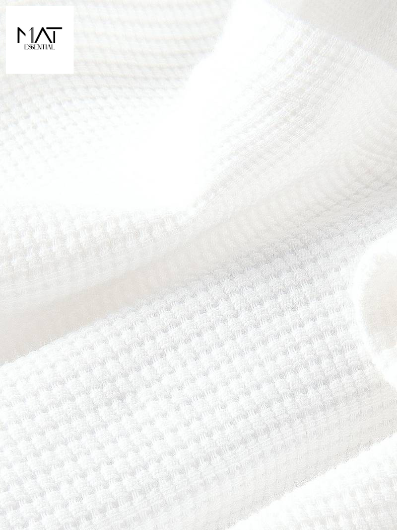 Camiseta de Manga Larga para Hombre en Tejido Waffle